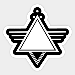 Triangle art Sticker